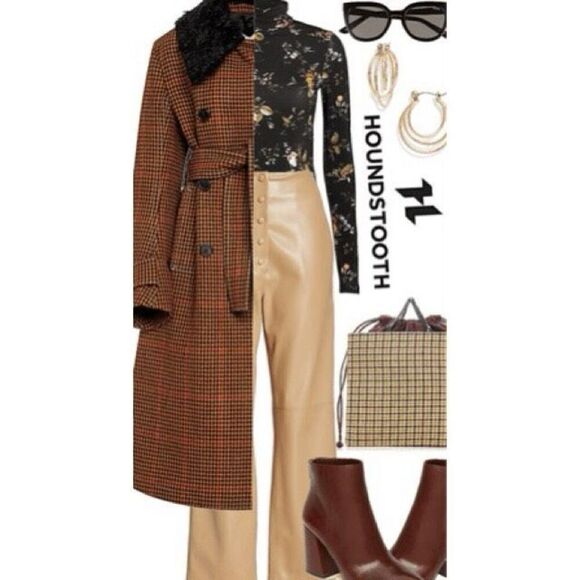 NANUSHKA Sora Vegan Leather Straight-leg Trousers in Camel Size M - Picture 2 of 9